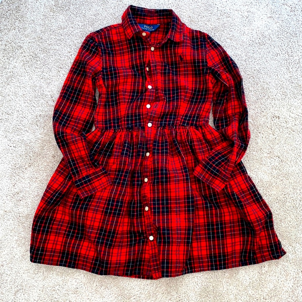 Girls Polo Ralph Lauren Christmas dress